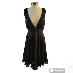 JJ's House Cocktail Dress Plunge Sz 16